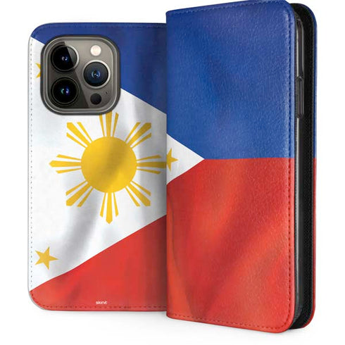 Philippines Flag iPhone 14 Pro Folio Case