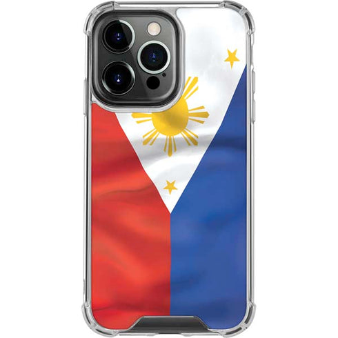 Philippines Flag iPhone 16 Pro Clear Case