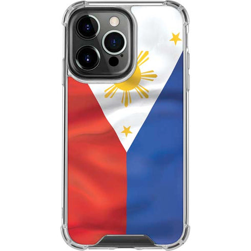 Philippines Flag iPhone 16 Pro Max Clear Case