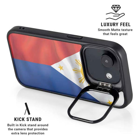 Philippines Flag iPhone 16e Kickstand Case
