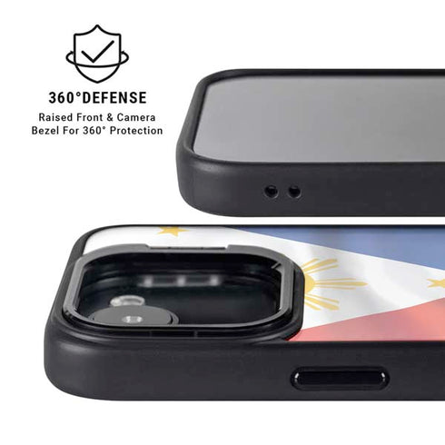 Philippines Flag iPhone 16e Kickstand Case