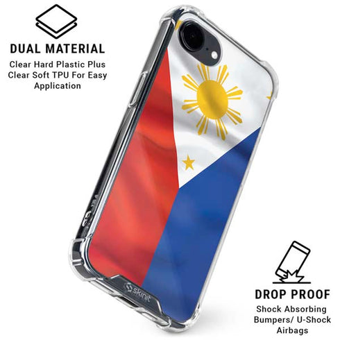 Philippines Flag iPhone 16e Clear Case