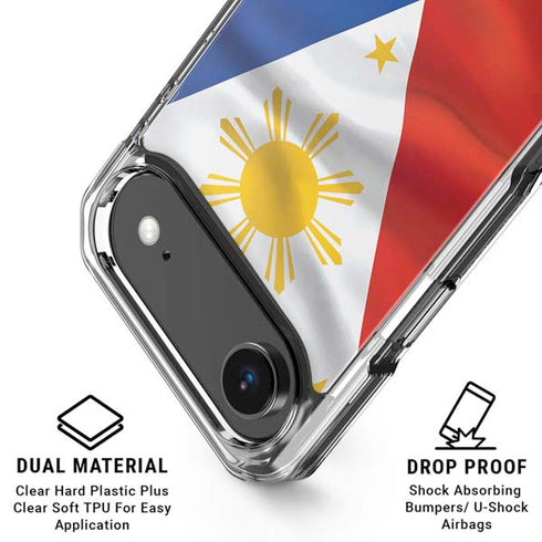 Philippines Flag iPhone 17 Air Clear Case