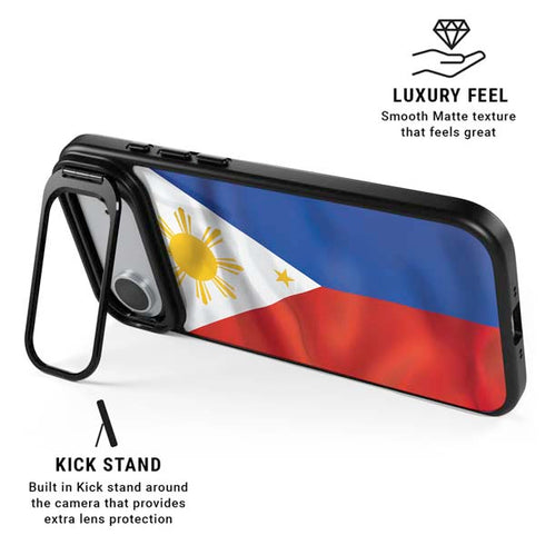 Philippines Flag iPhone 17 Air Kickstand Case