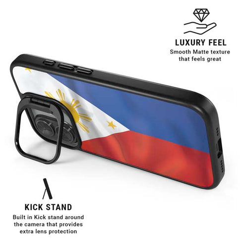 Philippines Flag iPhone 17 Kickstand Case