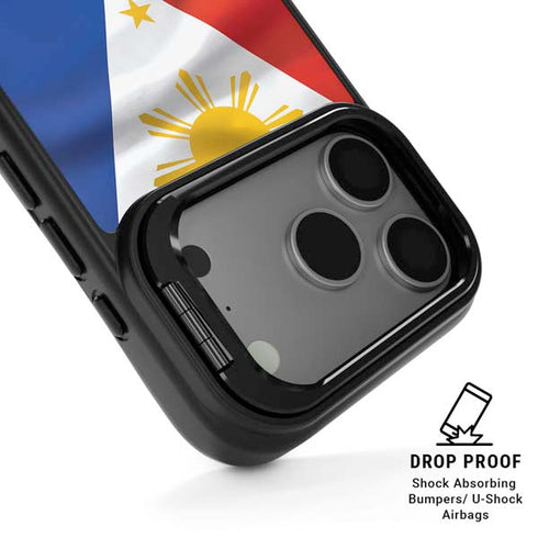 Philippines Flag iPhone 17 Pro Kickstand Case