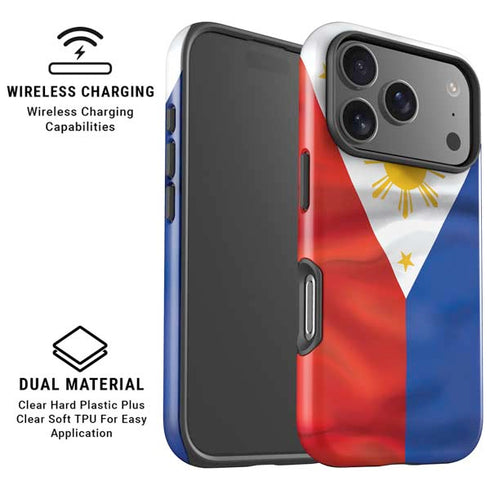 Philippines Flag iPhone 17 Pro Magsafe Impact Case