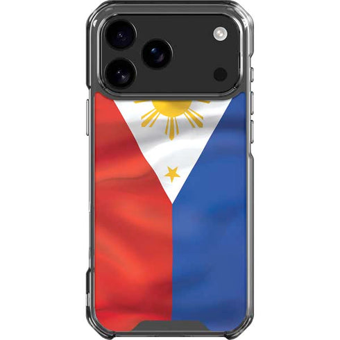 Philippines Flag iPhone 17 Pro Max Clear Case