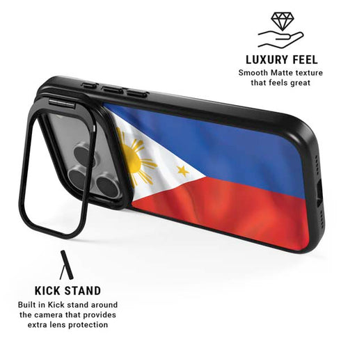 Philippines Flag iPhone 17 Pro Max Kickstand Case