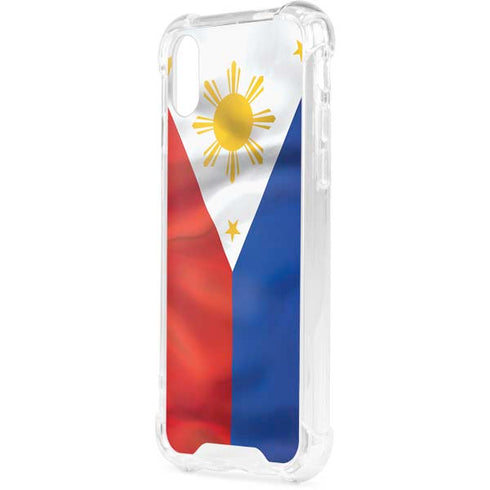 Philippines Flag iPhone XS Clear Case