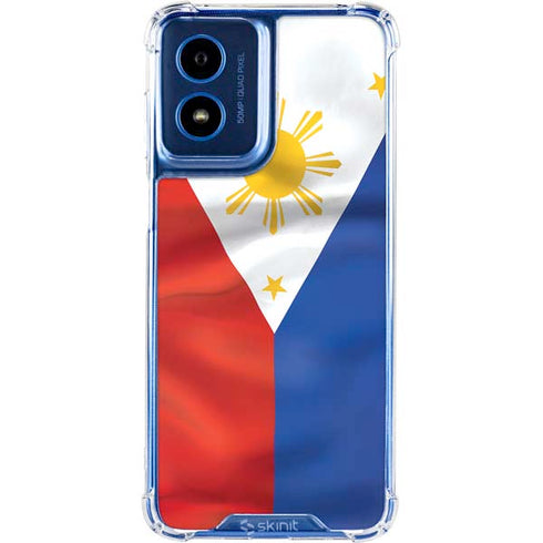 Philippines Flag Moto G 5G (2024) Clear Case