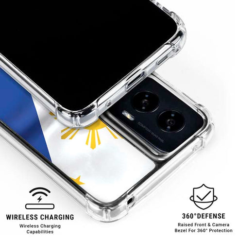 Philippines Flag Moto G Power 5G (2024) Clear Case