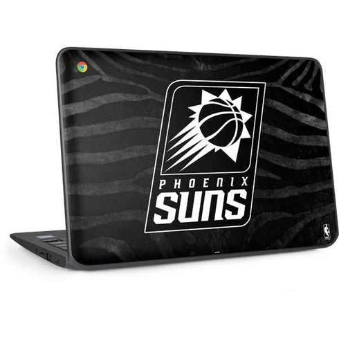 NBA Phoenix Suns Black Animal Print HP Chromebook Skin