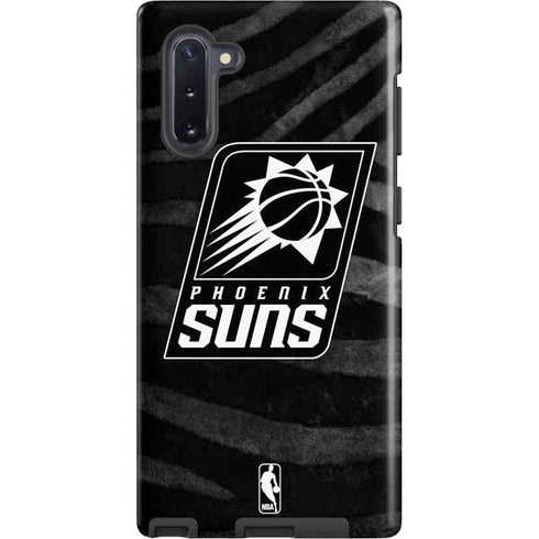 NBA Phoenix Suns Black Animal Print Galaxy Cases