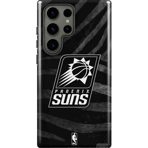 NBA Phoenix Suns Black Animal Print Galaxy S23 Ultra Pro Case