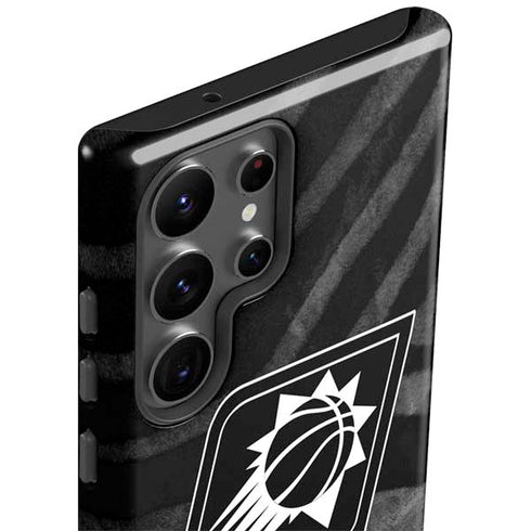 NBA Phoenix Suns Black Animal Print Galaxy S23 Ultra Pro Case