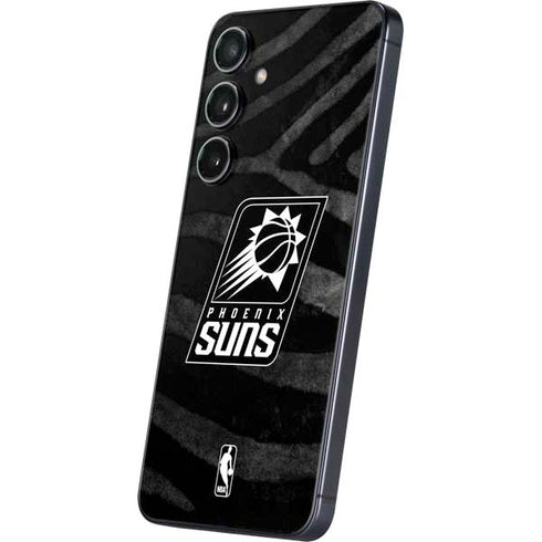 NBA Phoenix Suns Black Animal Print Galaxy S25 Plus Skin