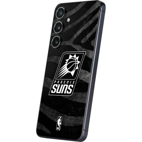NBA Phoenix Suns Black Animal Print Galaxy S25 Skin