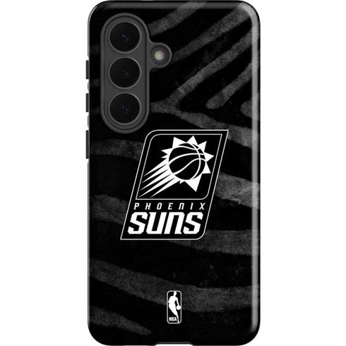 NBA Phoenix Suns Black Animal Print Galaxy S26 Impact Case