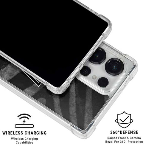 NBA Phoenix Suns Black Animal Print Galaxy S26 Ultra Clear Case