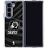 NBA Phoenix Suns Black Animal Print Galaxy Z Fold5 5G Clear Case