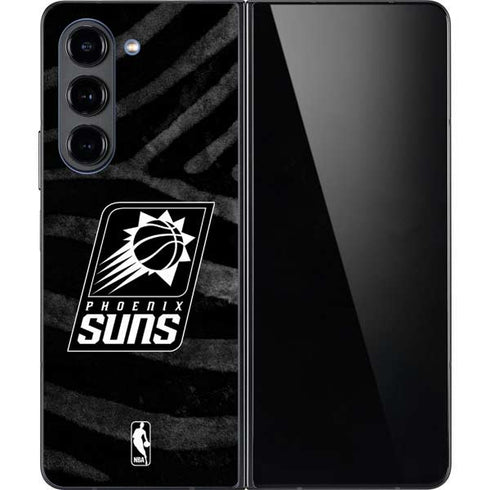 NBA Phoenix Suns Black Animal Print Galaxy Z Fold5 5G Skin