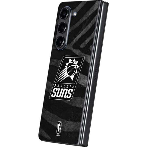 NBA Phoenix Suns Black Animal Print Galaxy Z Fold5 5G Skin