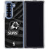 NBA Phoenix Suns Black Animal Print Galaxy Z Fold6 Clear Case