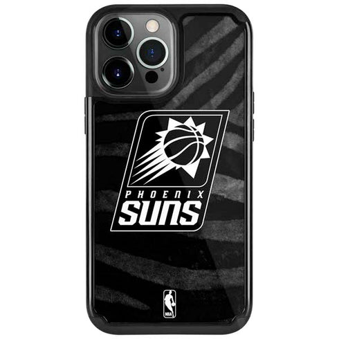 NBA Phoenix Suns Black Animal Print iPhone Cases