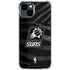 NBA Phoenix Suns Black Animal Print iPhone 15 Clear Case