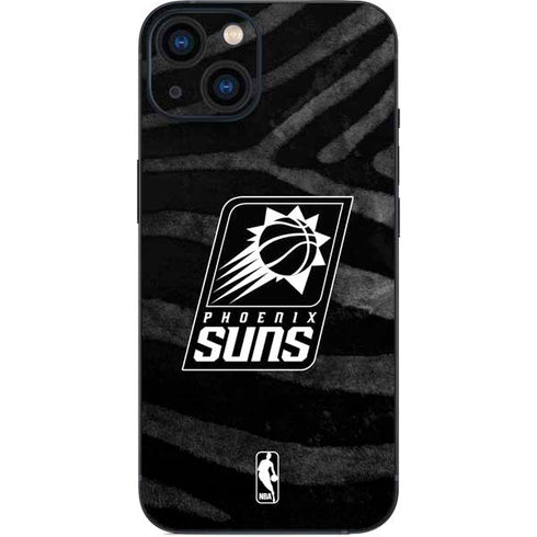NBA Phoenix Suns Black Animal Print iPhone 15 Skin