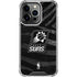 NBA Phoenix Suns Black Animal Print iPhone 16 Pro Max Clear Case