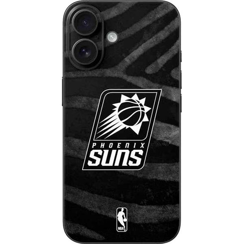 NBA Phoenix Suns Black Animal Print iPhone 16 Skin