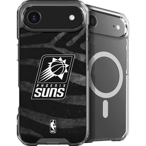 NBA Phoenix Suns Black Animal Print iPhone 17 Air MagSafe Case