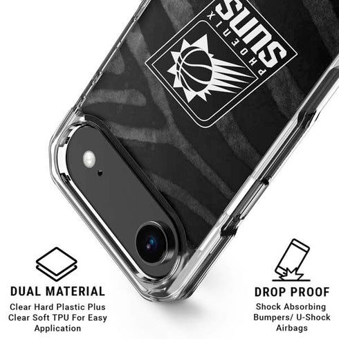 NBA Phoenix Suns Black Animal Print iPhone 17 Air MagSafe Case
