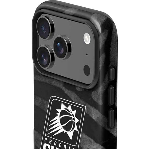 NBA Phoenix Suns Black Animal Print iPhone 17 Pro Impact Case