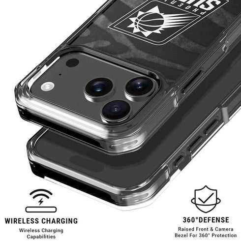 NBA Phoenix Suns Black Animal Print iPhone 17 Pro MagSafe Case
