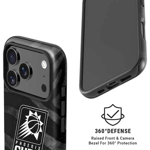 NBA Phoenix Suns Black Animal Print iPhone 17 Pro Magsafe Impact Case