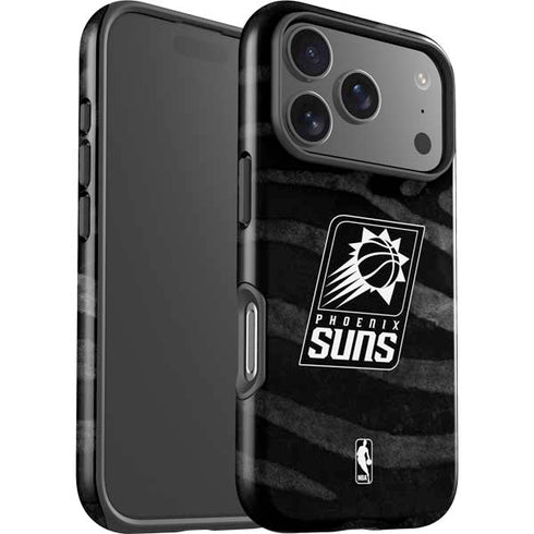 NBA Phoenix Suns Black Animal Print iPhone 17 Pro Max Impact Case