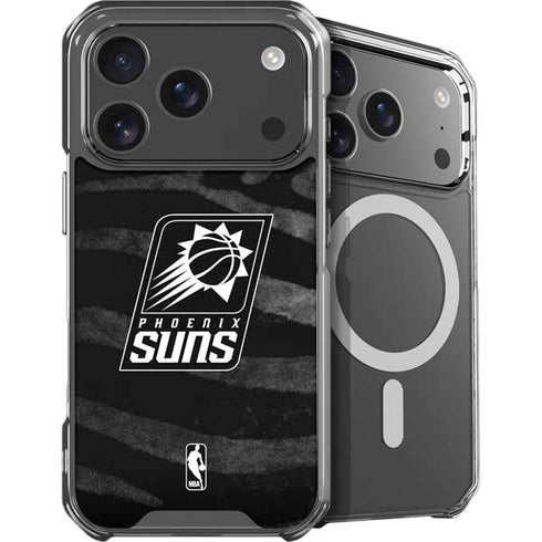 NBA Phoenix Suns Black Animal Print iPhone 18 Pro Max MagSafe Case