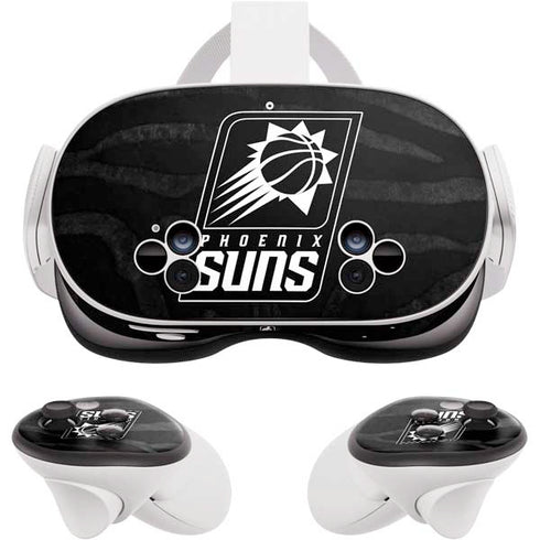 NBA Phoenix Suns Black Animal Print Meta Quest 3S Skin