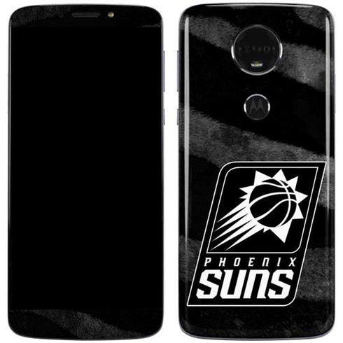 NBA Phoenix Suns Black Animal Print Moto E5 Plus Skin
