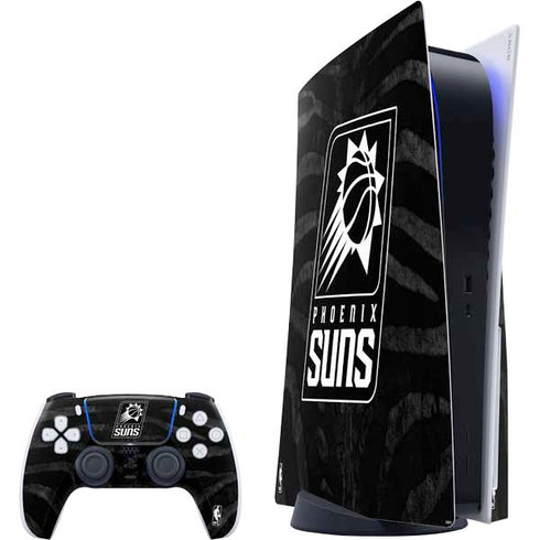NBA Phoenix Suns Black Animal Print PlayStation PS5 Skins