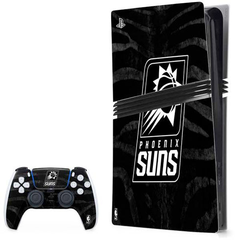 NBA Phoenix Suns Black Animal Print PlayStation PS5 Skins