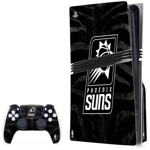 NBA Phoenix Suns Black Animal Print PlayStation PS5 Skins