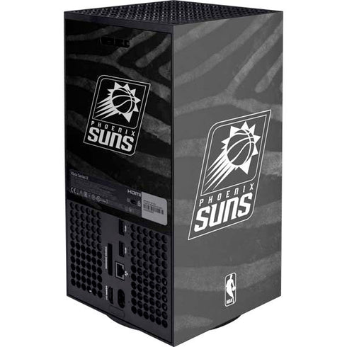 NBA Phoenix Suns Black Animal Print XBox Series X Digital Edition Console Skin