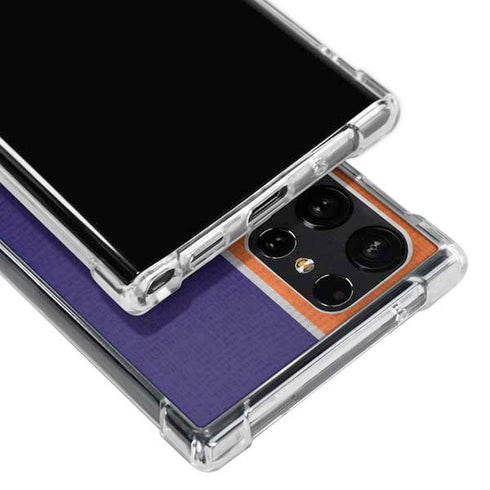 NBA Phoenix Suns Canvas Galaxy S23 Ultra Clear Case