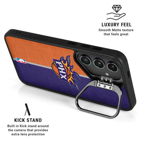 NBA Phoenix Suns Canvas Galaxy S25 Kickstand Case