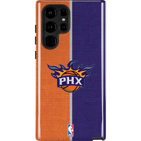 NBA Phoenix Suns Canvas Galaxy S25 Ultra Impact Case