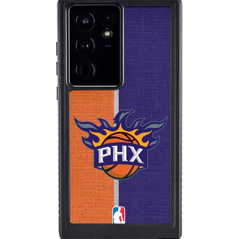 NBA Phoenix Suns Canvas Galaxy S24 Ultra Waterproof Case